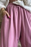 Jo Jo Quirky Classic Barrel Pant Indian Pink